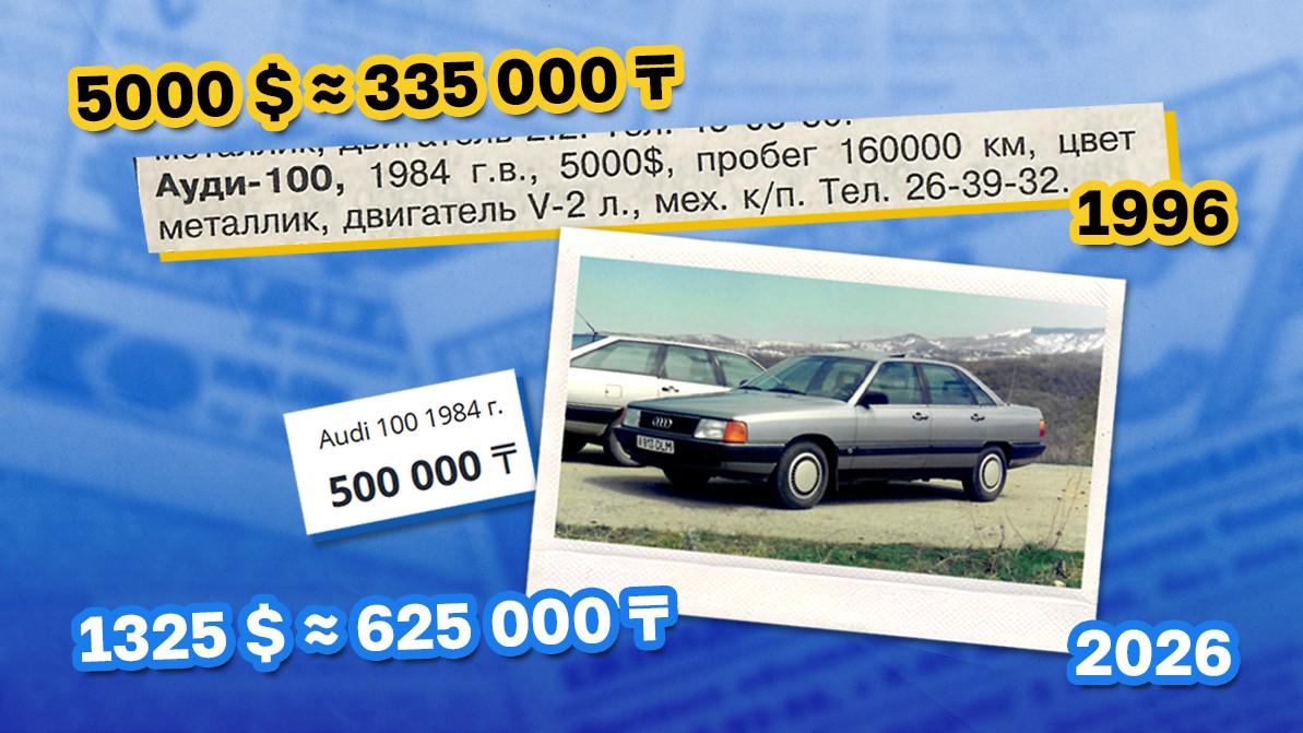 Продам Audi, дутый, цвета «валюта»: каким был авторынок в Казахстане 30 лет назад