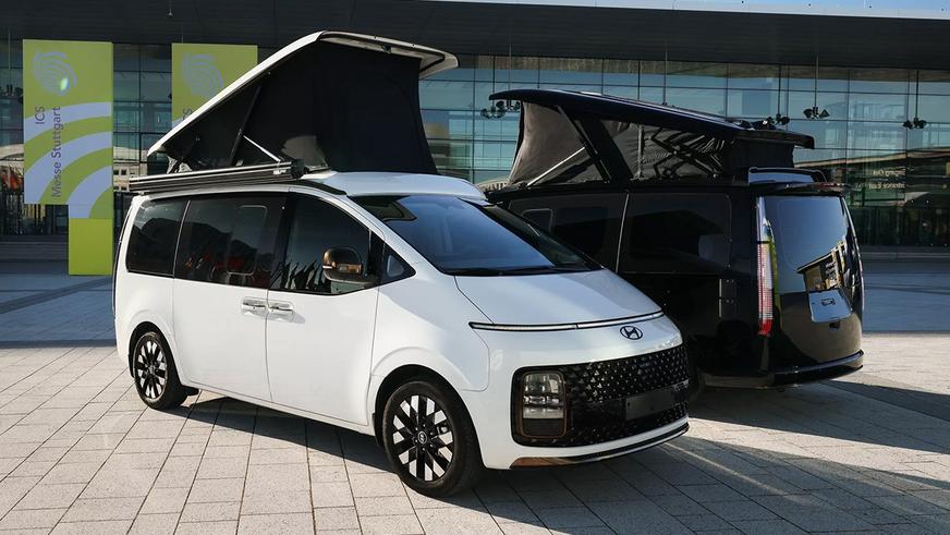 Электрическую Hyundai Staria приспособят для сна и отдыха