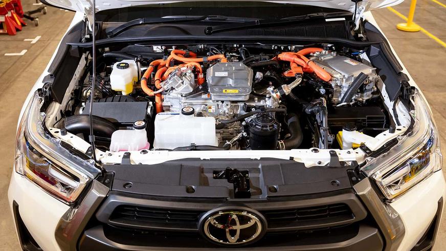 Пикап Toyota Hilux перевели на водород