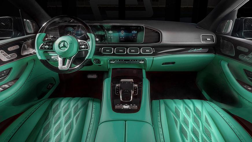 Mercedes GLS в золоте или «мяте»