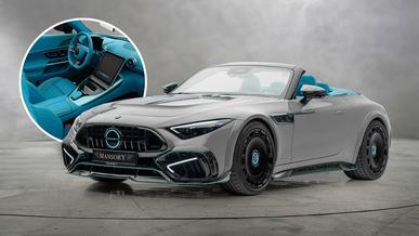 Оцените Mercedes-AMG SL 63 в обработке Mansory