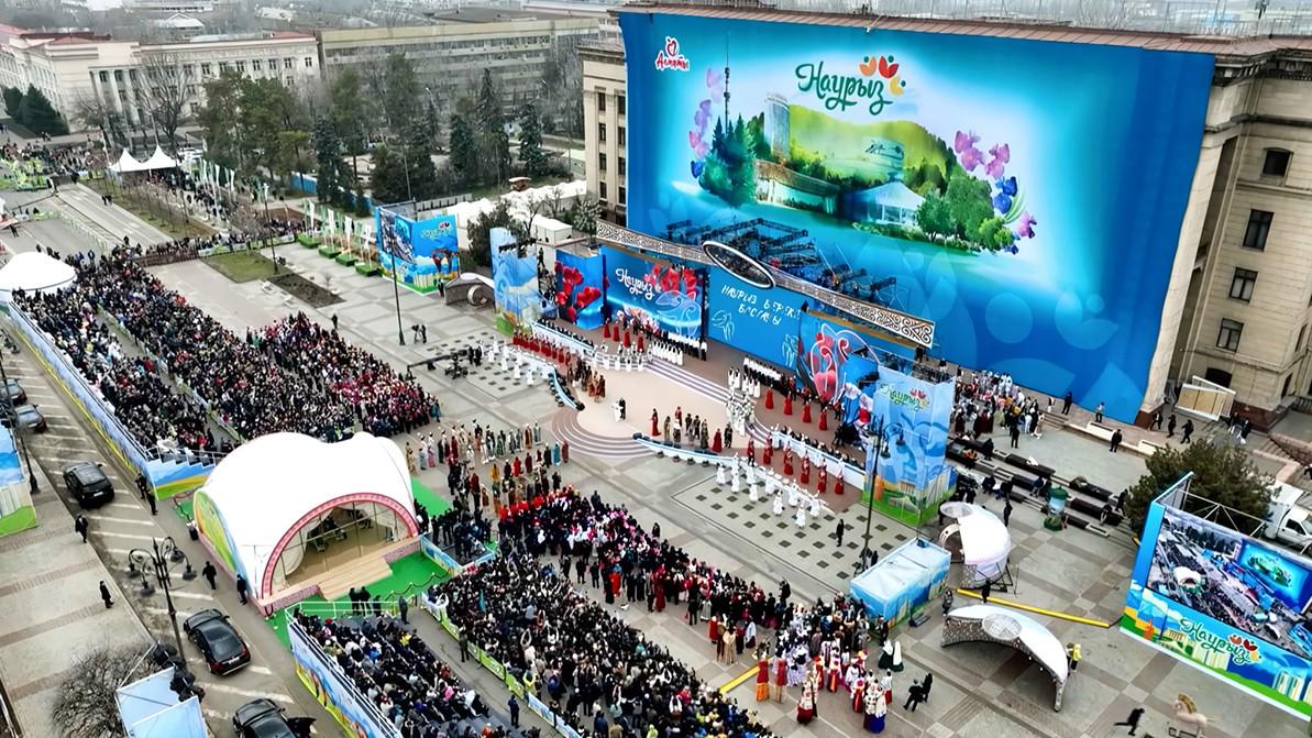 Площадь Астана в Алматы перекрыта на неделю