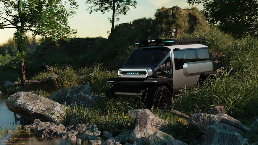 В Toyota создали маленький луноход в стиле Land Cruiser