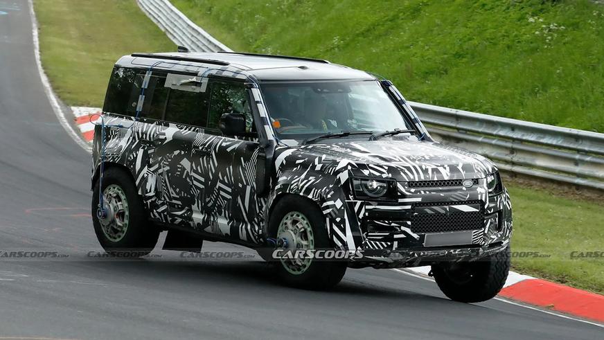 Необычный Land Rover замечен на Нордшляйфе