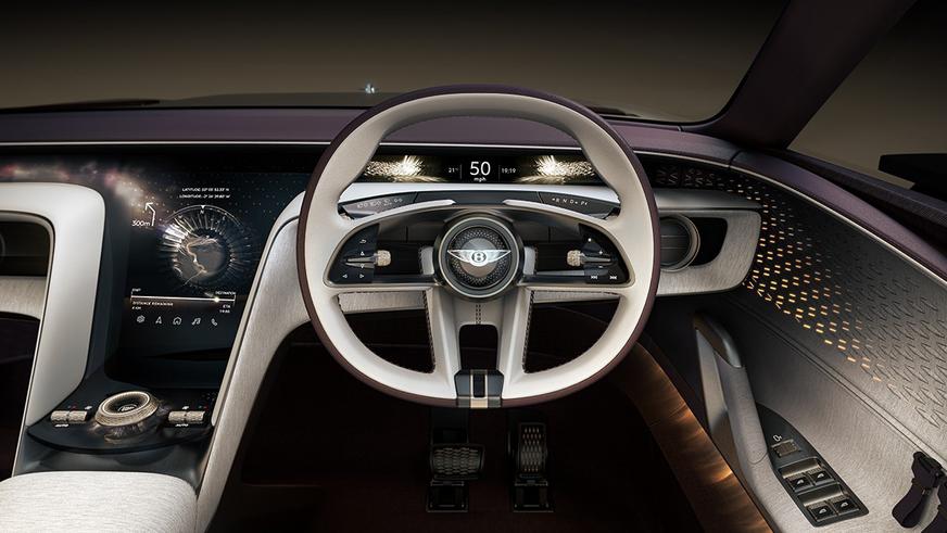 Bentley показала первый электрокар — экзотический 3-местный кроссовер