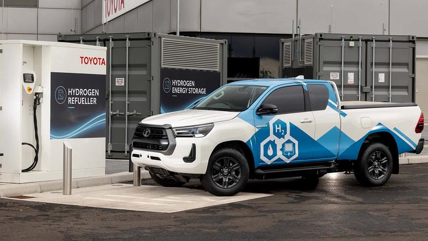 Пикап Toyota Hilux перевели на водород