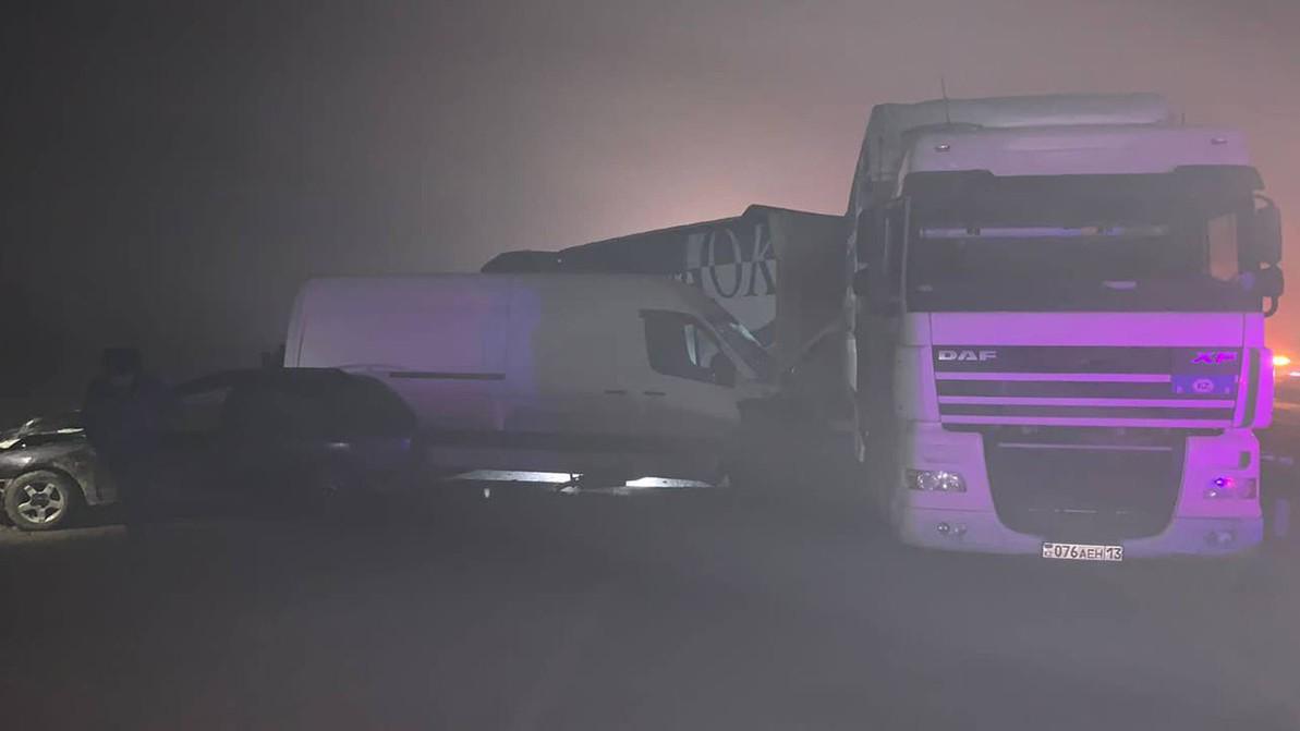 Массовое ДТП в Алматинской области – один человек погиб