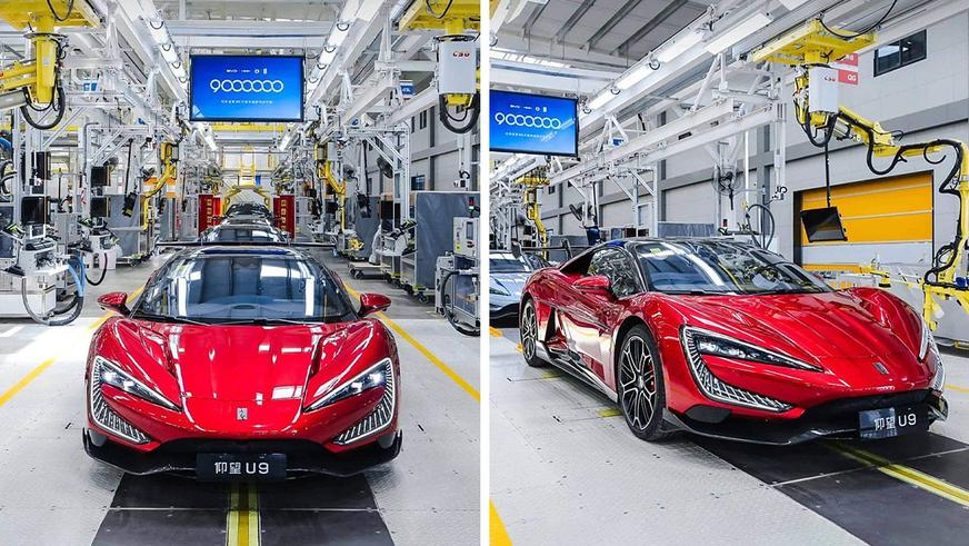 BYD выпустила 9 млн электромобилей и гибридов