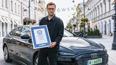 Электрический Audi проехал 1338 км без подзарядки. Это рекорд