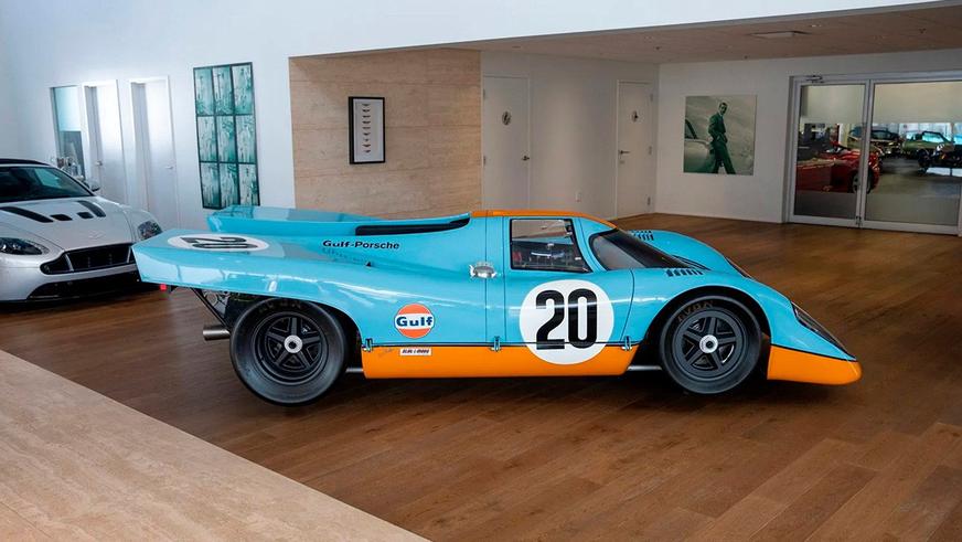 Гоночная трасса внутри Porsche 917