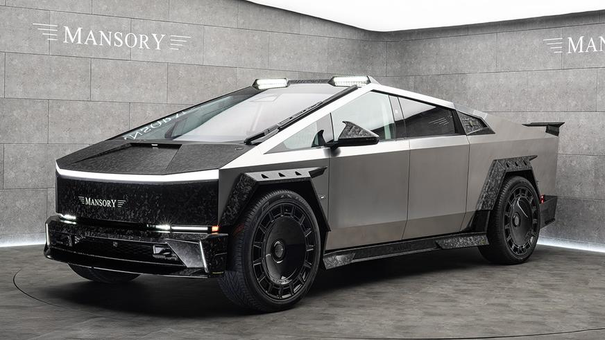 В Mansory создали экстравагантный бодикит для Tesla Cybertruck