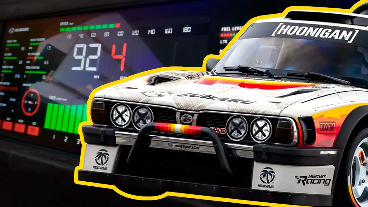Трэвис Пастрана Subaru Brat-пен «Джимханаға» қатысты