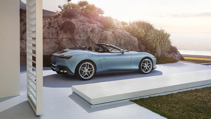 Представлен спайдер Ferrari Roma с динамикой 3.4 секунды до сотни