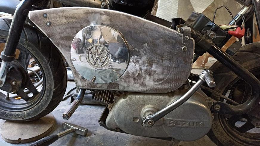 Volkspod из скутера Suzuki собрали в Алматы