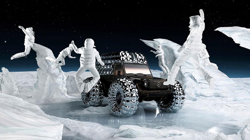 Гелик в очередной раз стал арт-объектом