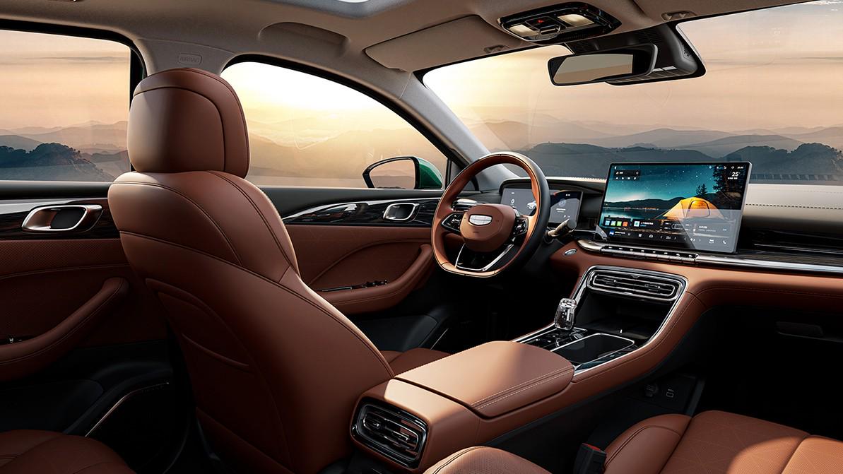 Рассекречен салон нового Geely Emgrand