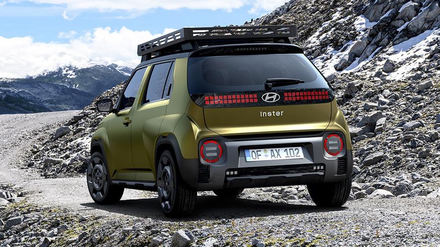 Крохотный кроссовер Hyundai на батарейках получил внедорожную версию