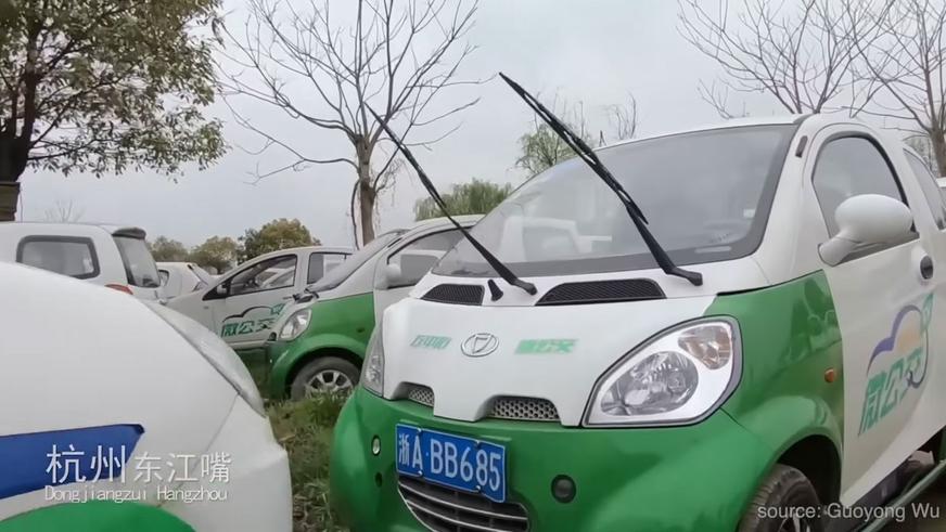 В Китае наши поле мёртвых электромобилей