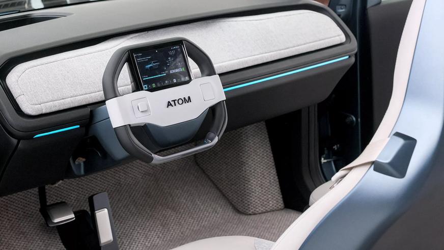 Презентован прототип российского электромобиля «Атом»