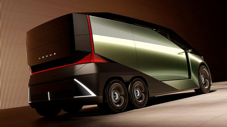 Lexus LS стал роскошным вэном с шестью колёсами
