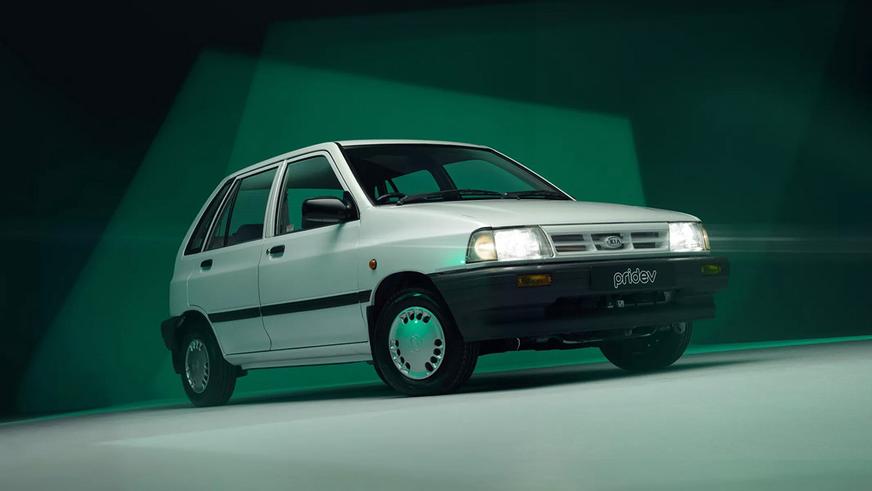 Бюджетный хетч Kia из 1990-х стал электрокаром с механикой