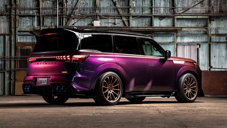 Infiniti установила 1000-сильный двигатель GT-R под капот QX80