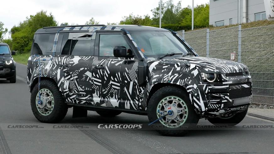 Необычный Land Rover замечен на Нордшляйфе