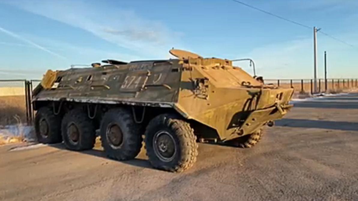 Житель Актюбинской области пытался продать БТР без документов