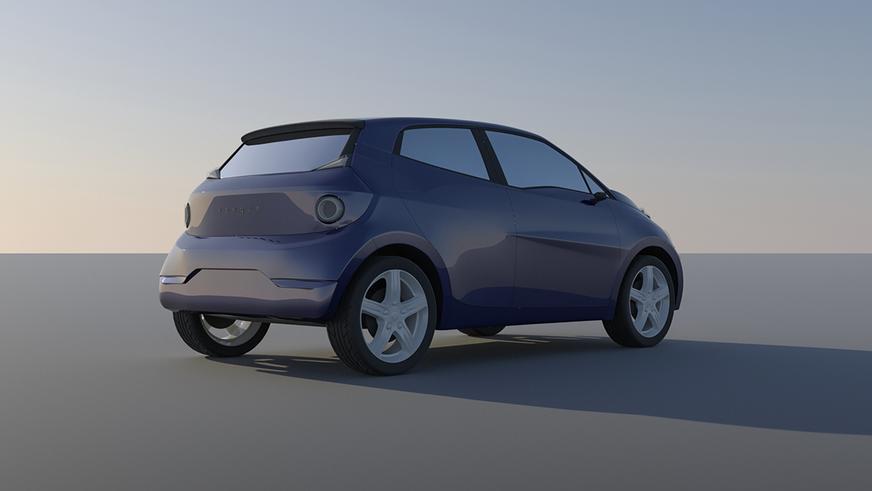 Казахстанец нарисовал свой электромобиль