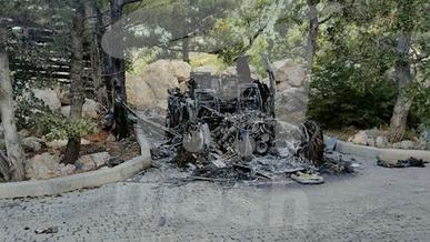Rolls-Royce Cullinan сожгли в Севастополе