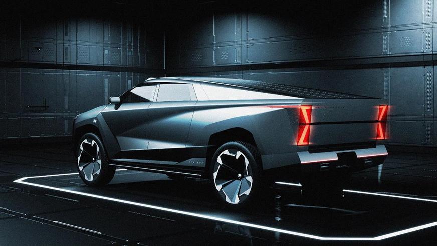 Стартап Aitekx клонировал Tesla Cybertruck