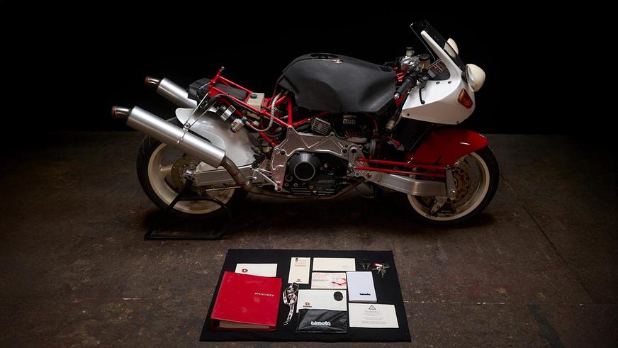 Абсолютно новый Bimota Tesi 1D 1991 года выпуска нашли в США