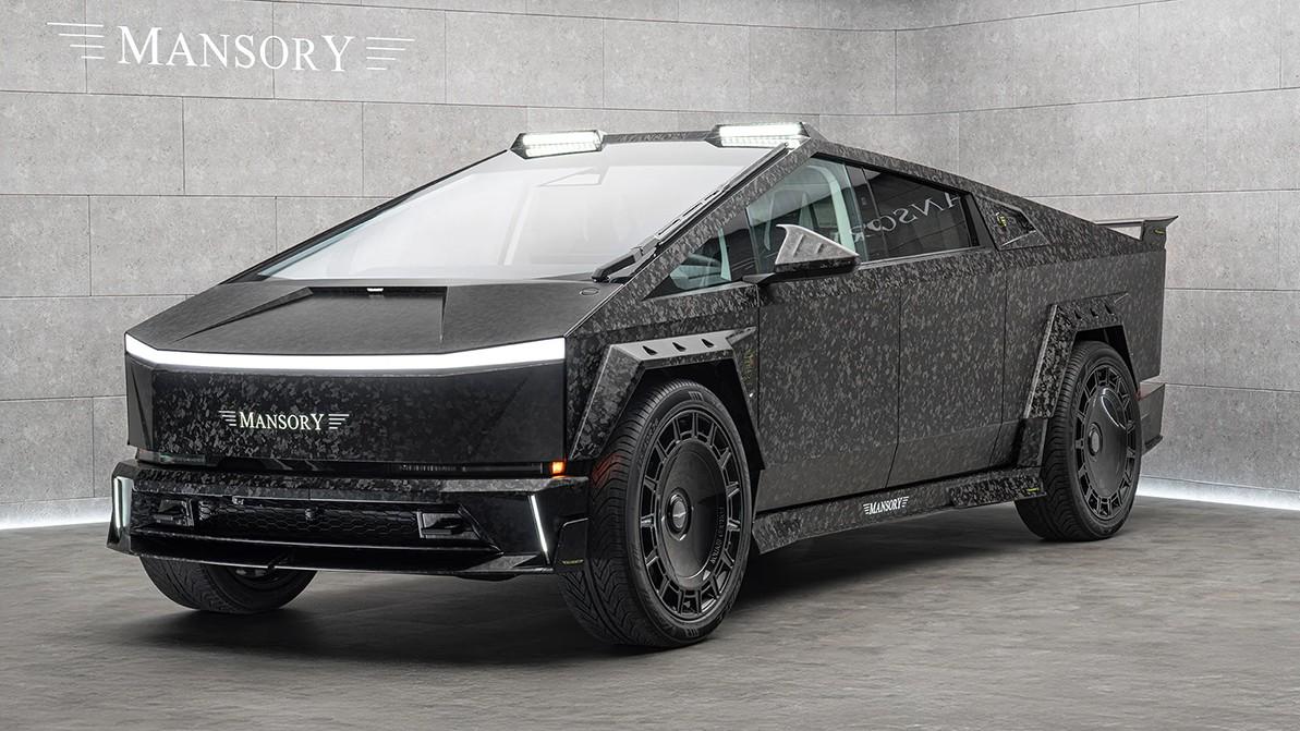 Mansory карбонмен қапталған Tesla Cybertruck жасады