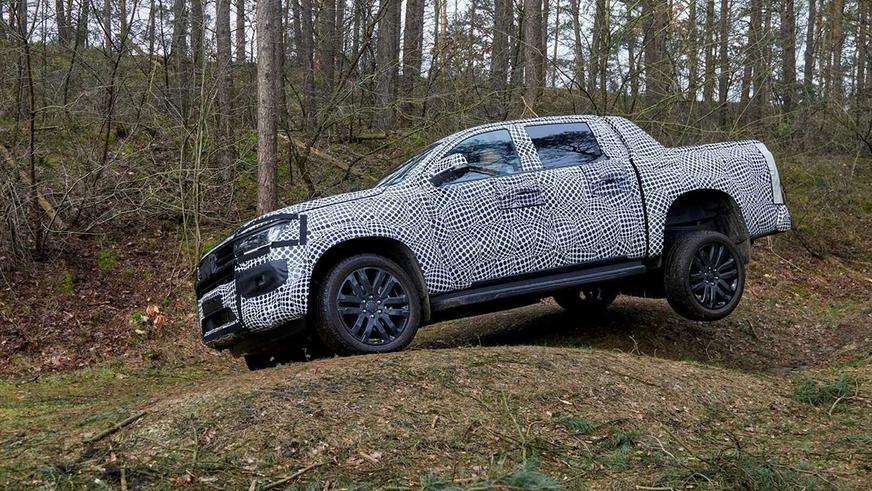 Новый Volkswagen Amarok показали в маскировке