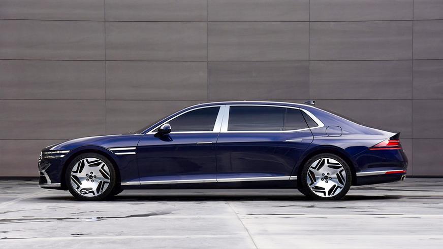 Первые фото нового Genesis G90 появились в Сети