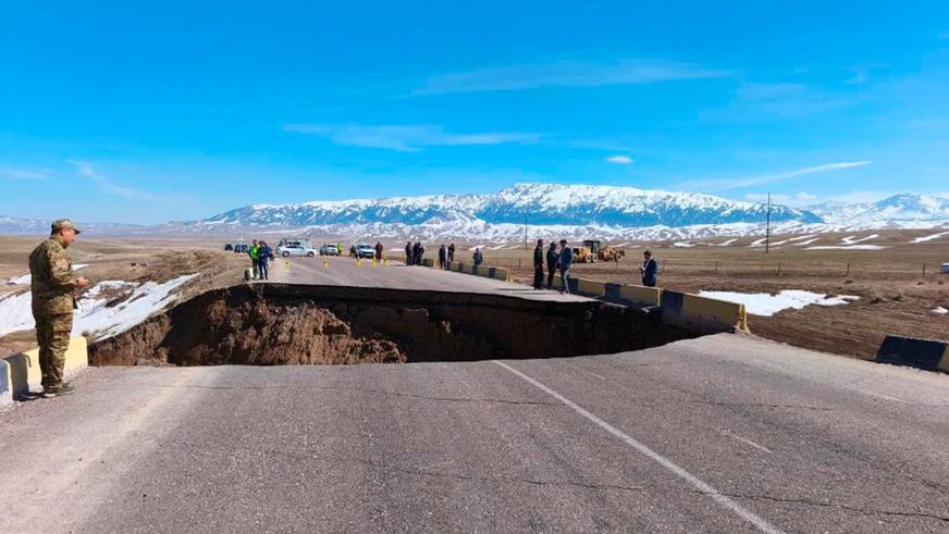 Трассу Кеген – Нарынкол размыло талыми водами