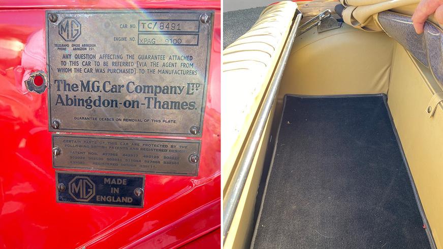 Обнаружен 74-летний родстер MG с пробегом всего 1340 км