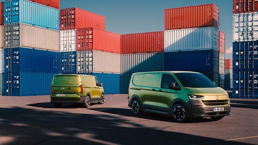 Опубликованы первые фото нового Volkswagen Transporter