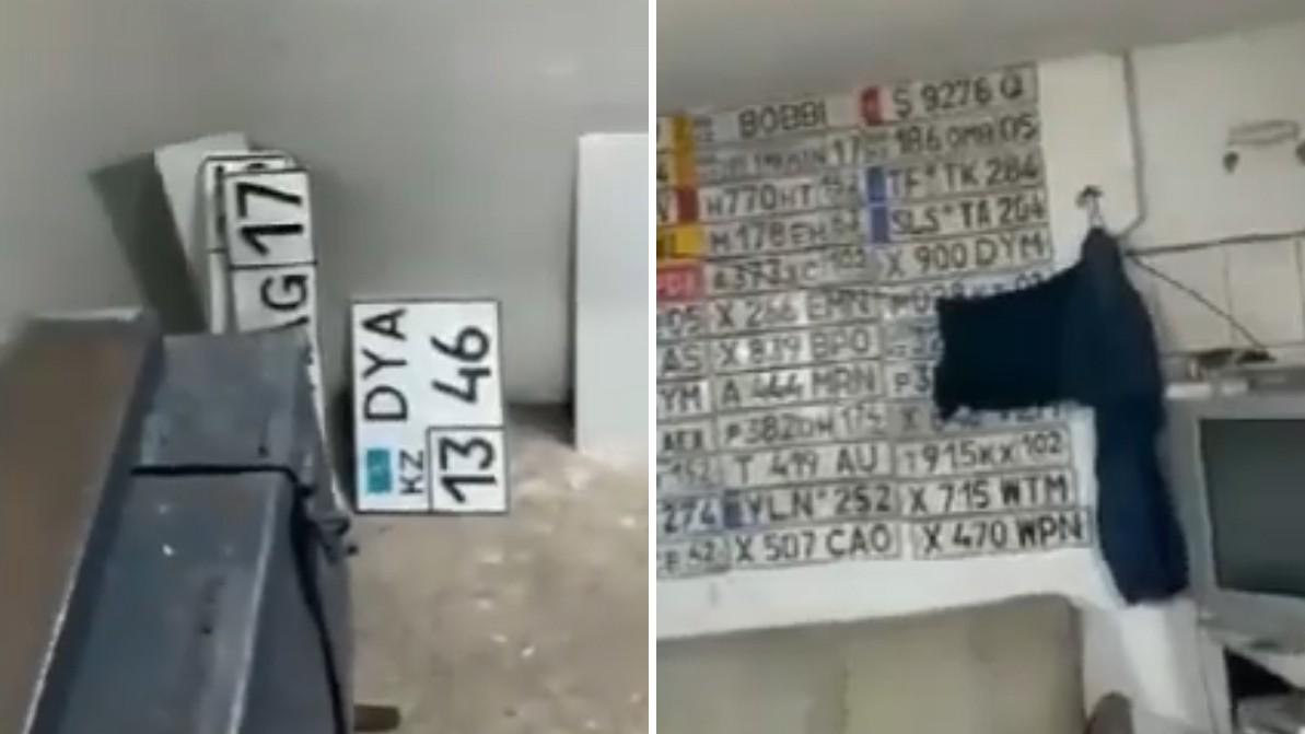 В Шымкенте изготавливали поддельные госномера