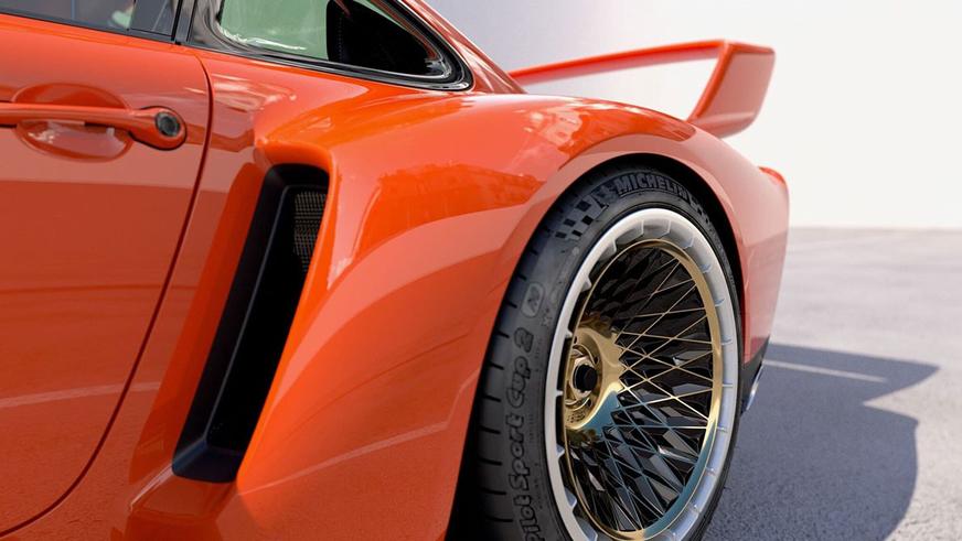 Ателье Singer напомнило о винтажных гоночных Porsche рестомодом DLS Turbo