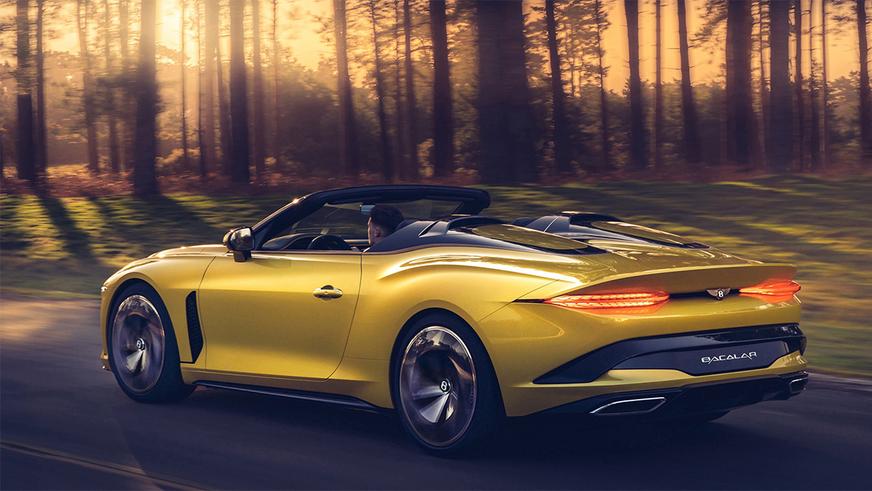 Bentley Bacalar показался в Лондоне и тут же спрятался в ящик