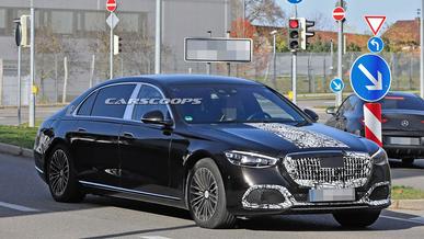 Новый Maybach S-класса снова замечен на тестах