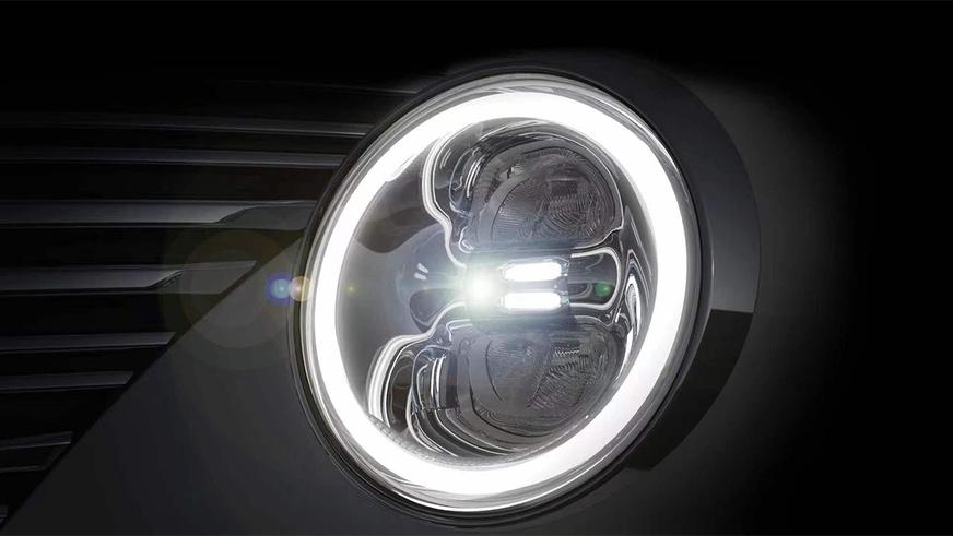 Новые тизеры китайского ретро-кроссовера Wey V72