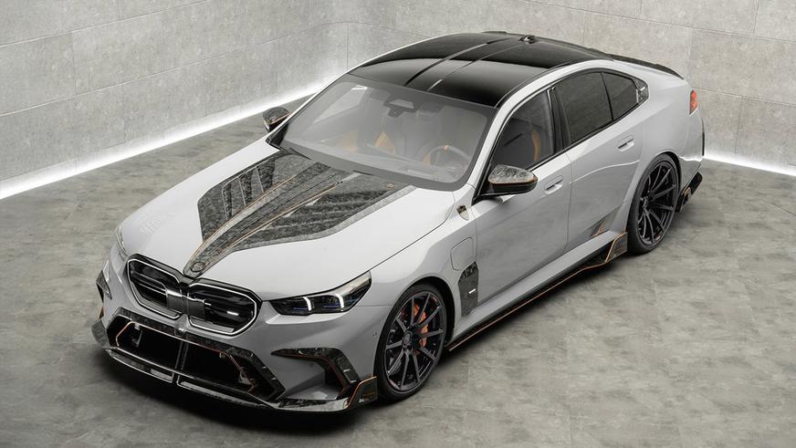 Ателье Mansory форсировало и украсило седан BMW M5 Ателье Mansory форсировало и украсило седан BMW M5