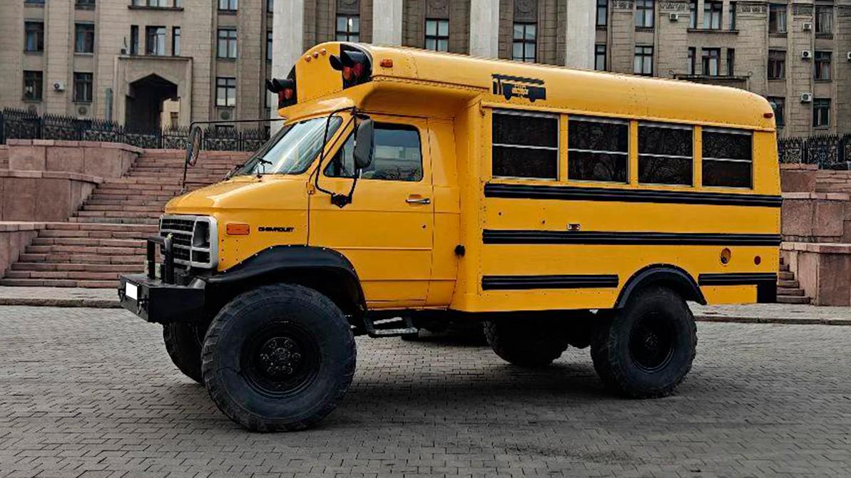 Автодом из школьного автобуса в продаже на Kolesa.kz