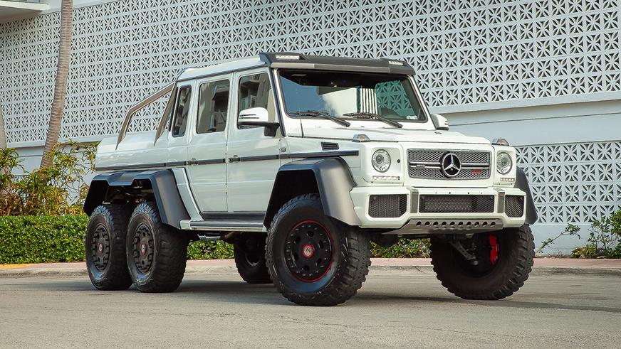 С молотка пустят почти новый Mercedes-Benz G63 AMG 6×6