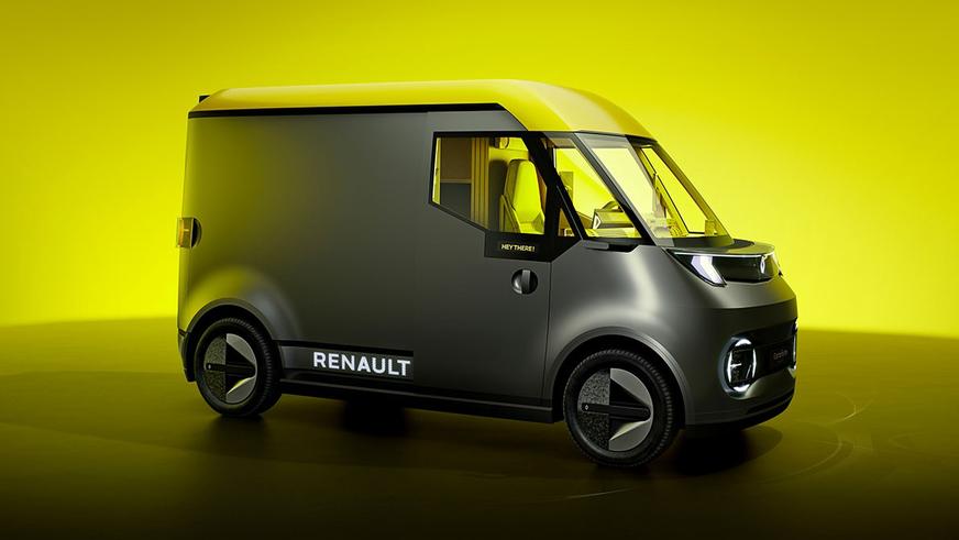 Renault показала Estafette — батарейный ретрофургон «последней мили»