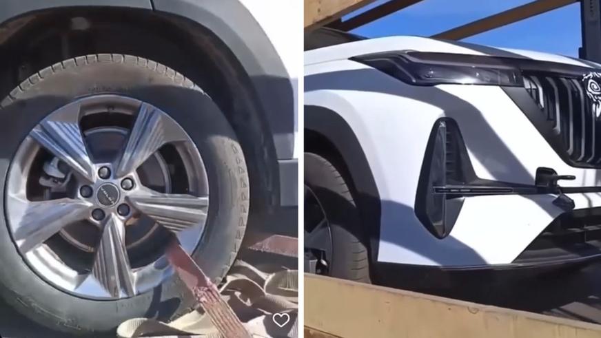 Возрождённая «Волга» попала на видео