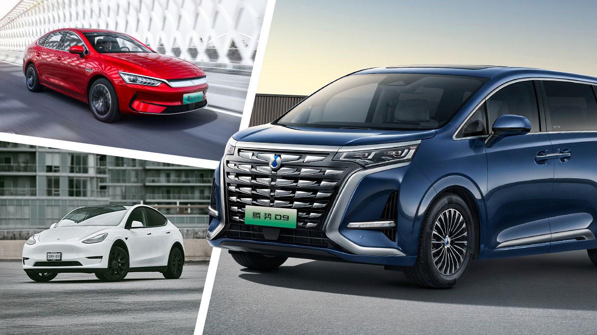 Қытайда танымал седан, кроссовер және вэн анықталды