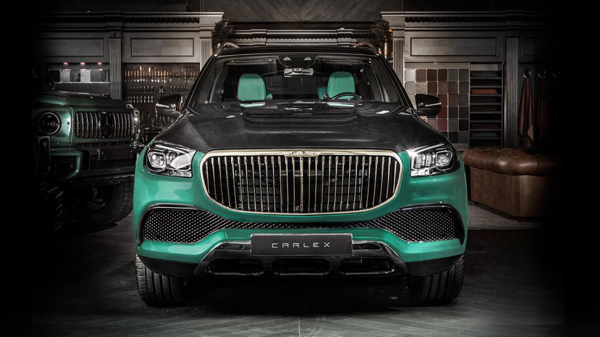 Mercedes GLS в золоте или «мяте»